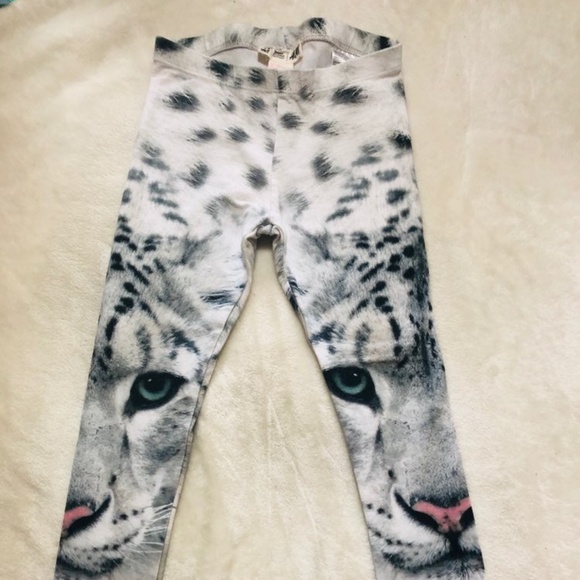 H&M leggings Animal print for Girl Size 5-6 - Picture 1 of 4